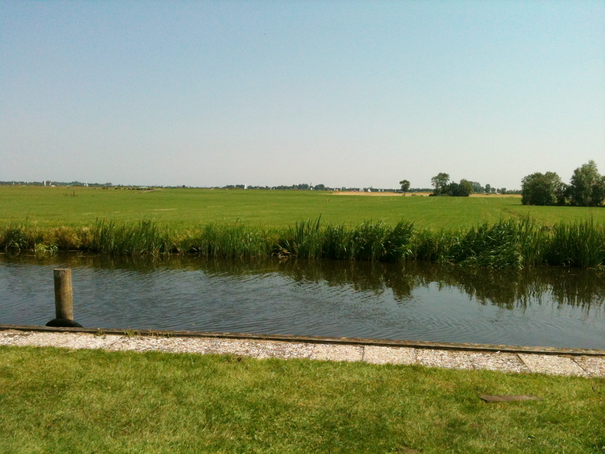 Uitzicht op de polder